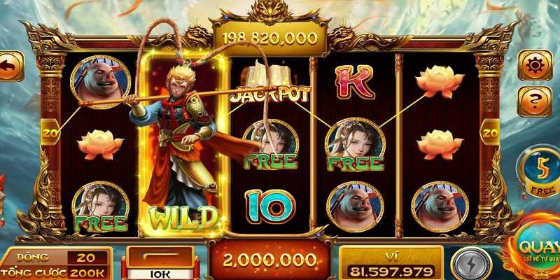 Cơ chế quay và cách tính thưởng trong slot Tây Du Ký